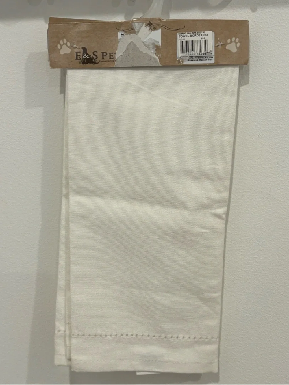 Kitchen Towel White ALL YOU NEED IS LOVE AND A BORDER COLLIE Cotton 18” x 26”
